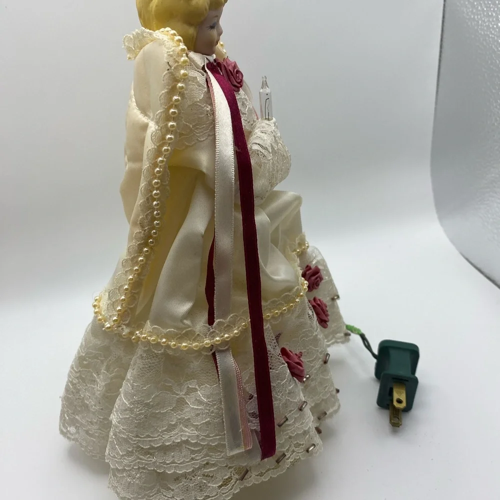 Vintage GE Angel Tree Topper Merry Midget Working No Box